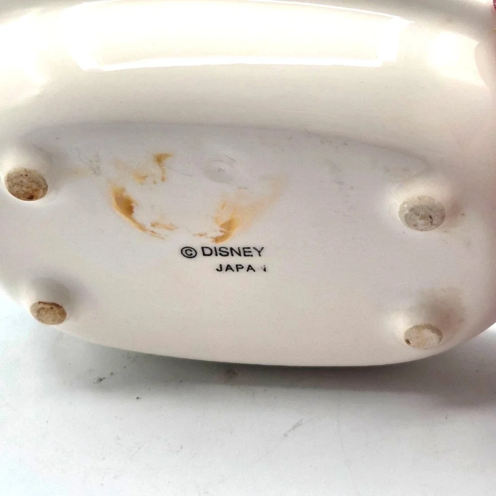 VINTAGE Walt Disney Mickey Mouse Porcelain‎ Soap Dish Limited Edition Japan
